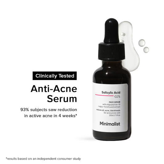 Minimalist 2% Salicylic Acid Face Serum For Blackheads & Whiteheads