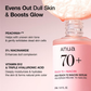 Anua Peach 70 Niacin Serum with 5% Niacinamide for Glass Skin, Brightens Skin & Minimizes Pores