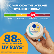 NIVEA Soft Daily UV Light Moisturising Cream