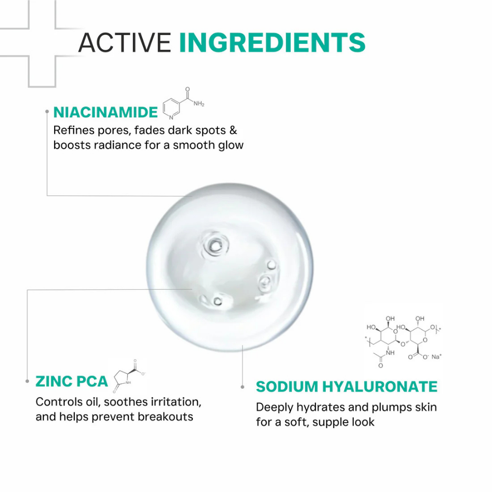 Dermatouch Niacinamide 10% + Zinc PCA 1% Serum for Acne & Blemishes
