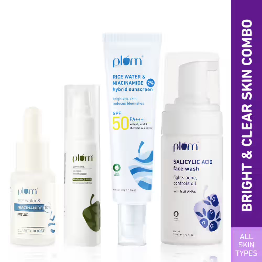 Plum Bright & Clear Skin Bestsellers CSMS Combo