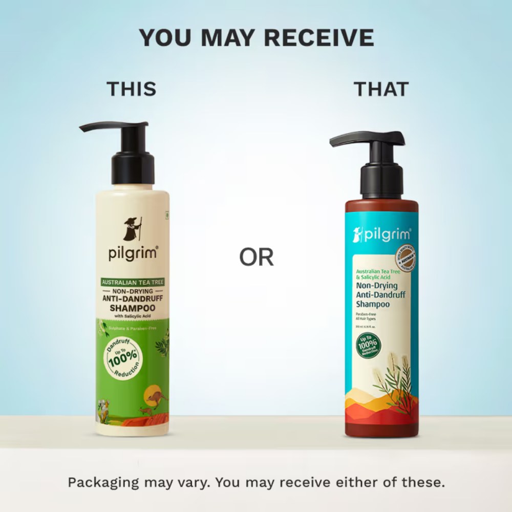 Pilgrim Australian Tea Tree Non-Drying Anti-Dandruff Shampoo For Prevents Dandruff Recurrence