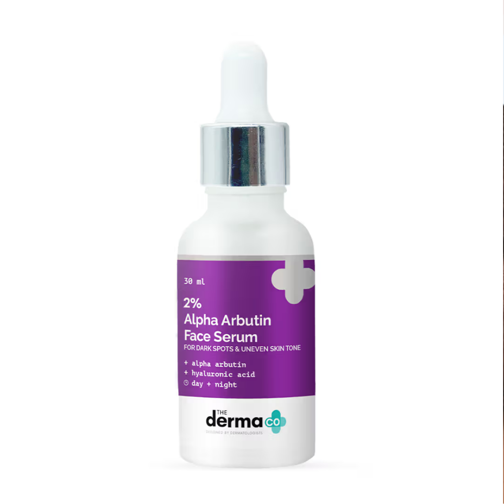 The Derma Co 2% Alpha Arbutin Serum For Dark Spots & Uneven Skin Tone
