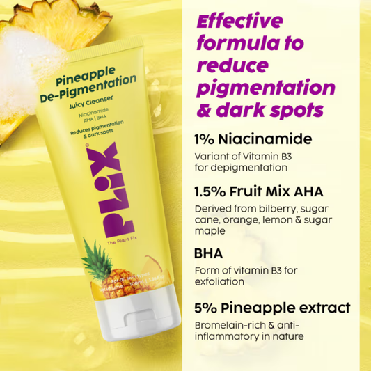 Pineapple Depigmentation Regime With Face Wash, Toner, Serum & Moisturizer