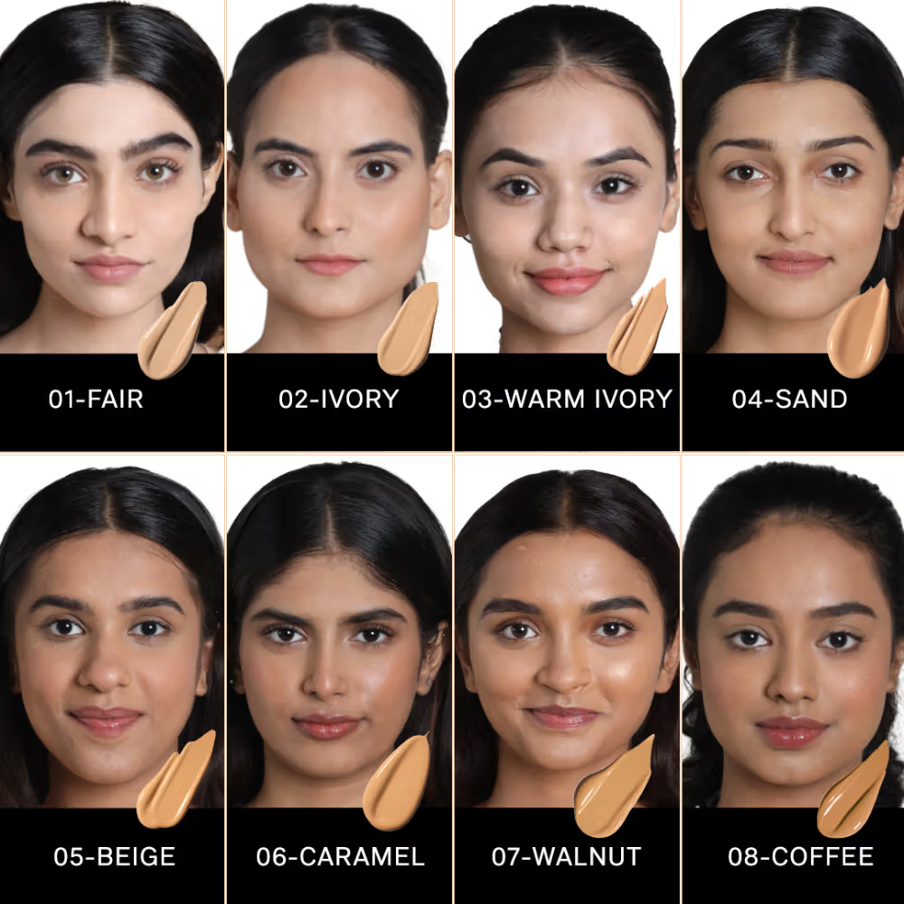 FLiCKA Flawless Femme HD Liquid Foundation Dewy Finish Long Lasting Medium High Coverage