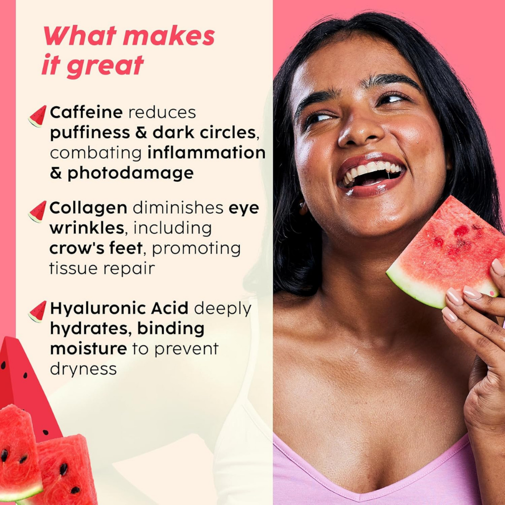 Plix Watermelon Hydrogel Under Eye Patches