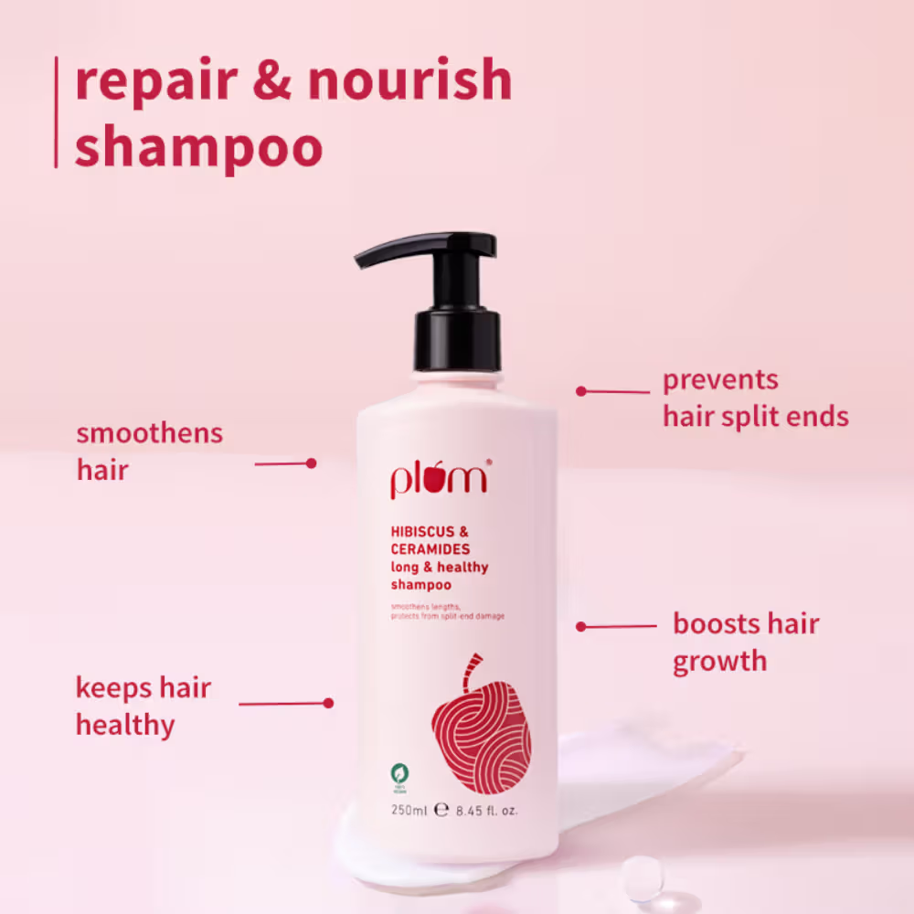 Plum Hibsicus & Ceramides Shampoo and Conditioner Duo Combo