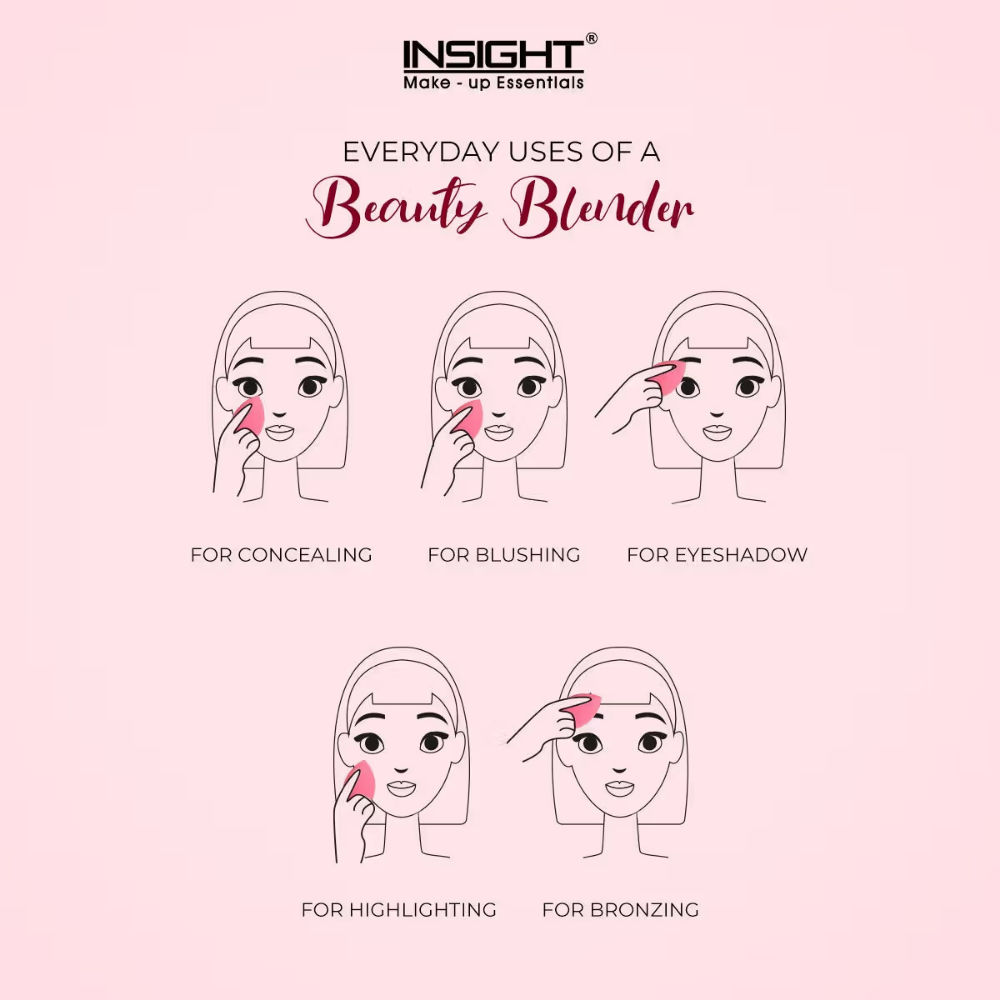 Insight Cosmetics Beauty Blender Sponge Applicator - Pink
