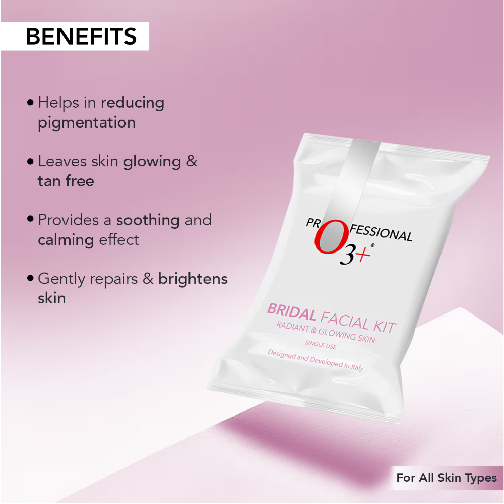O3+ Bridal Facial Radiant And Glowing Skin - Pack Of 6