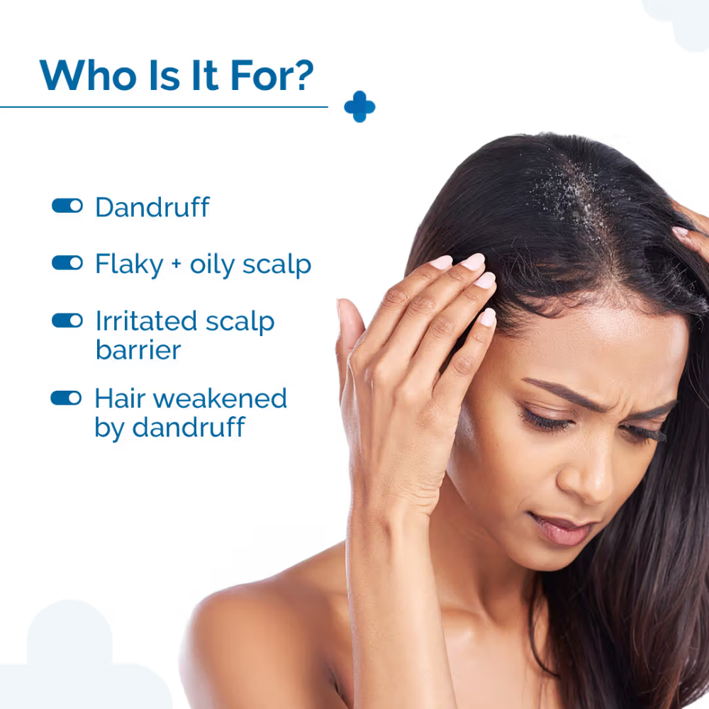 The Derma Co Triple Actives Anti-Dandruff Shampoo