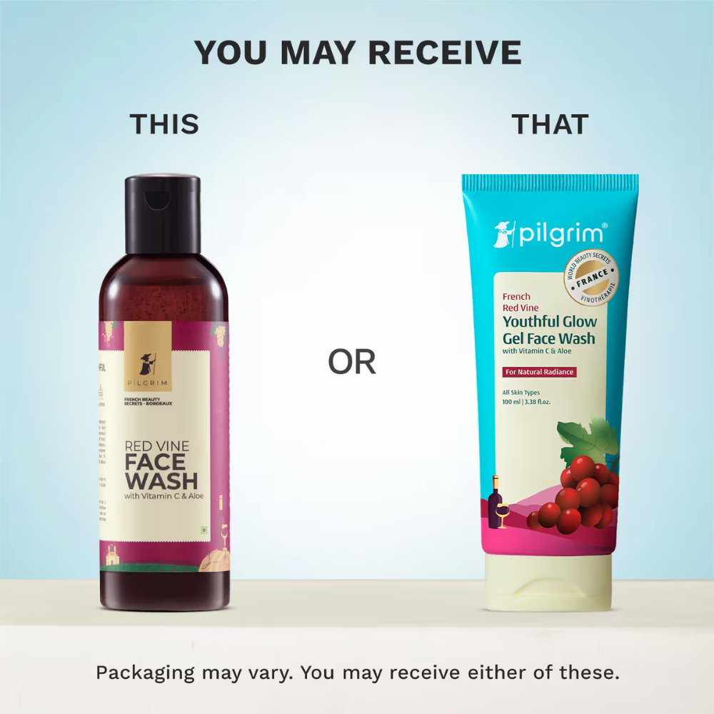 Pilgrim Red Vine Face Wash with Vitamin C & Aloe