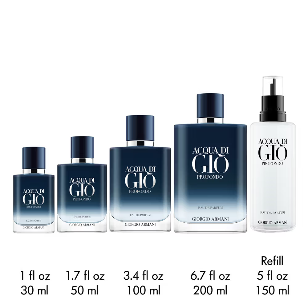 Giorgio Armani Acqua di Gio Profondo Eau de Parfum for Him - A Fresh Aquatic Men's Fragrance