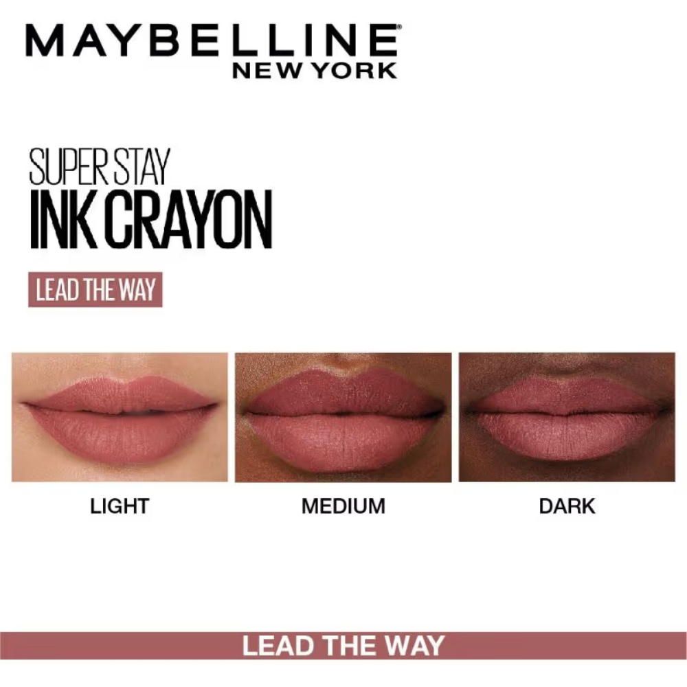 Maybelline New York Matte Ink Crayon Lipstick, Smudgeproof, Lasts Up To 8H
