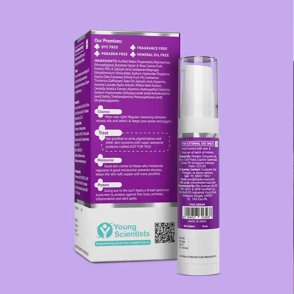 The Derma Co Sali-Cinamide Anti-Acne Face Serum With 2% Salicylic Acid & 5% Niacinamide