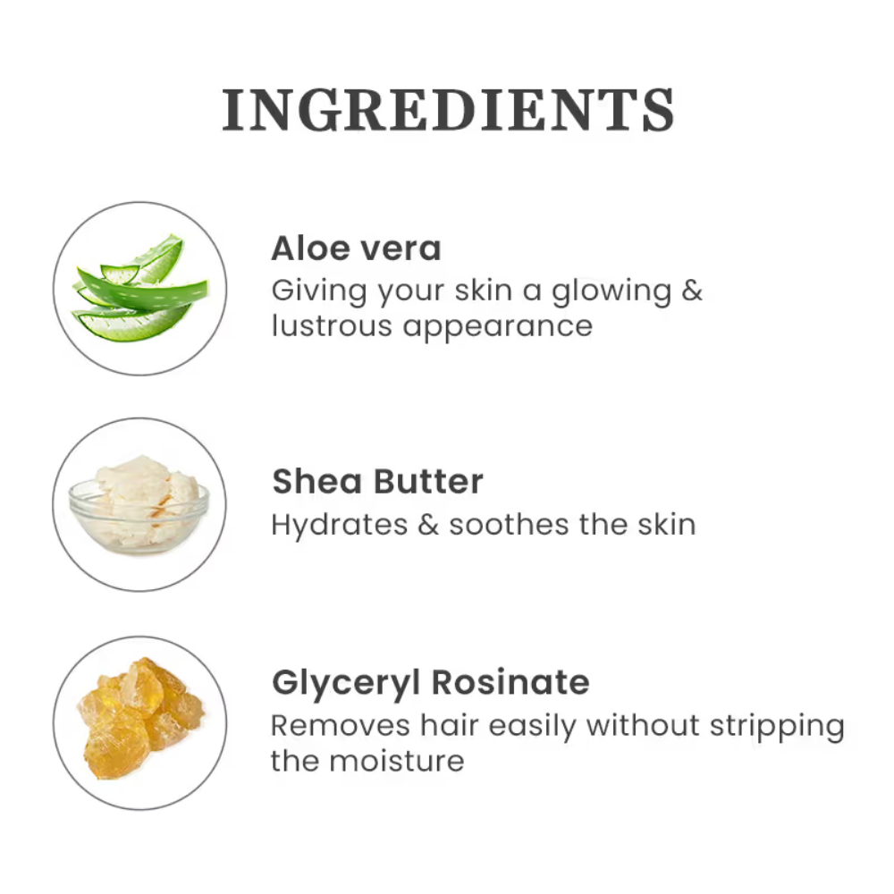 O3+ Aloe Vera Liposoluble Wax For Sensitive Skin Body Hair Removal
