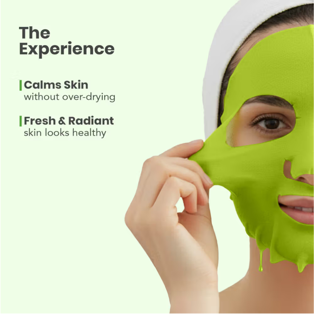 O3+ Ci-Calm Glow Sensitive Skin Sheet Mask with Ceramide for Barrier Repair & Anti Redness