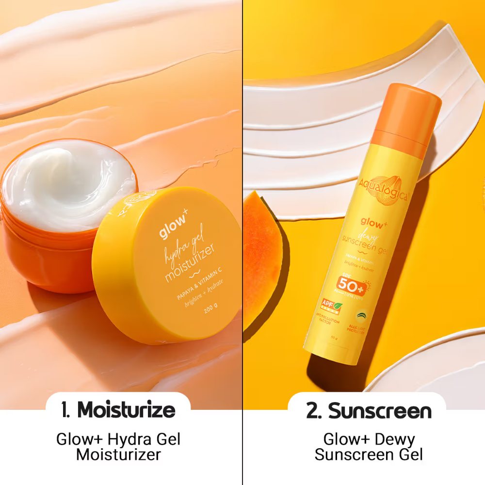 Aqualogica Glow + Papaya Vitamin C Duo