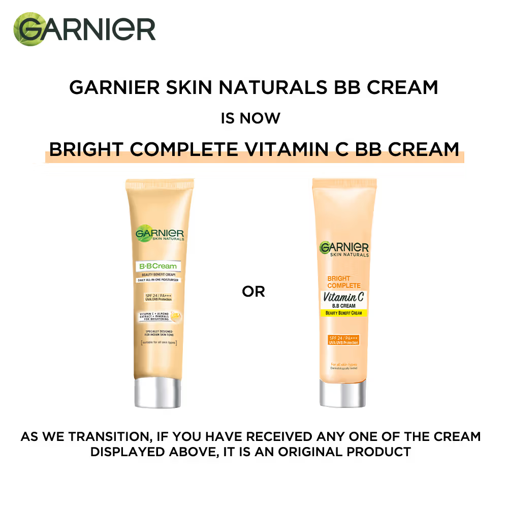 Garnier Skin Naturals Bright Complete Vitamin C BB Cream SPF 24/PA+++ UVA/UVB Protection