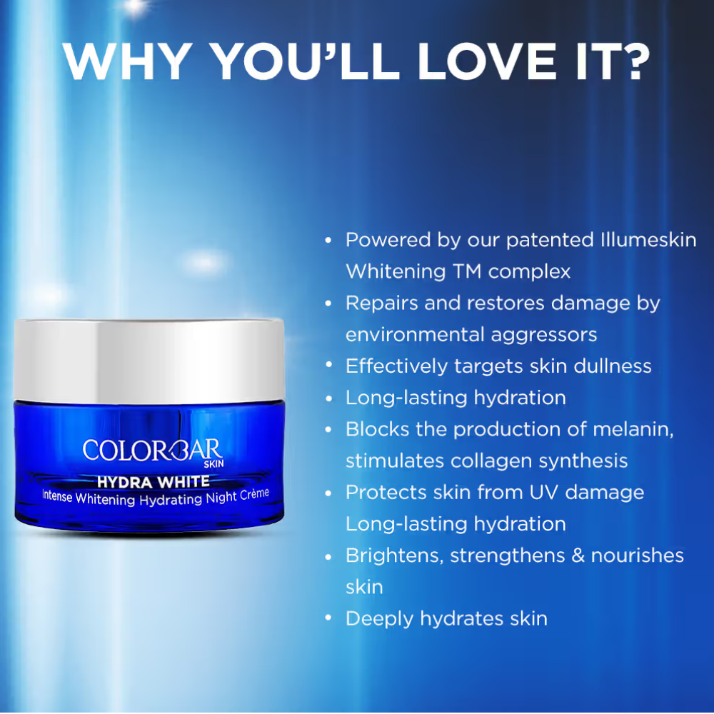 Colorbar Hydra White Intense Whitening Night Cream