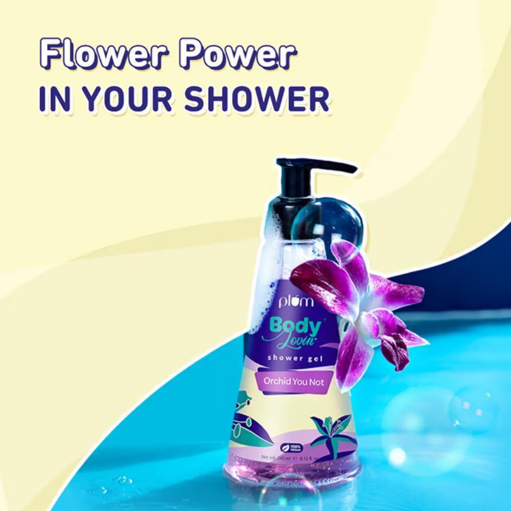 Plum BodyLovin Orchid-You-Not Shower Gel - Fresh Floral Body Wash