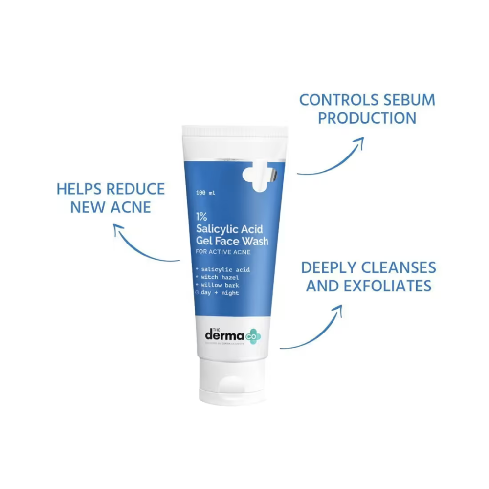 The Derma Co 1% Hyaluronic Sunscreen & 2% Salicylic Face Wash Combo