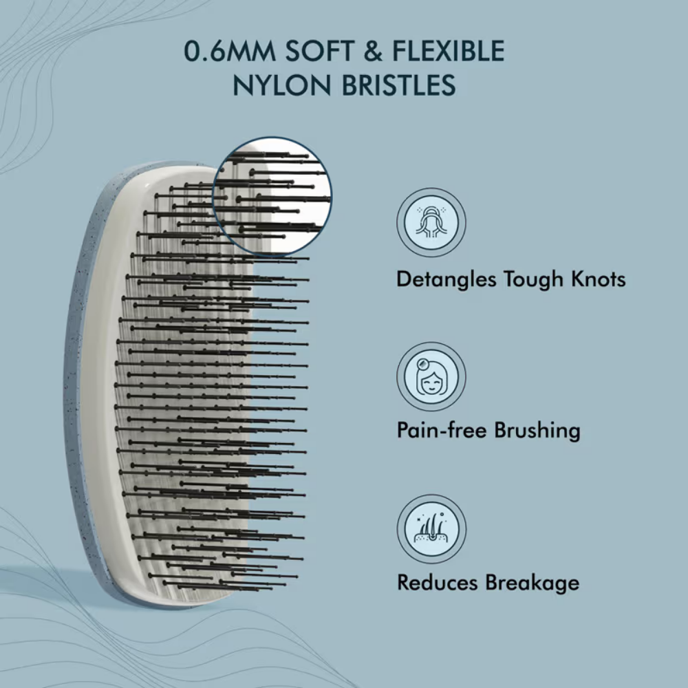 Ikonic Me Travel Brush IKM- 2122 - Powder Blue