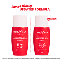 Dot & Key Strawberry Dew Tinted Sunscreen In-Vivo Tested SPF 50+ PA++++ for Daily Wear