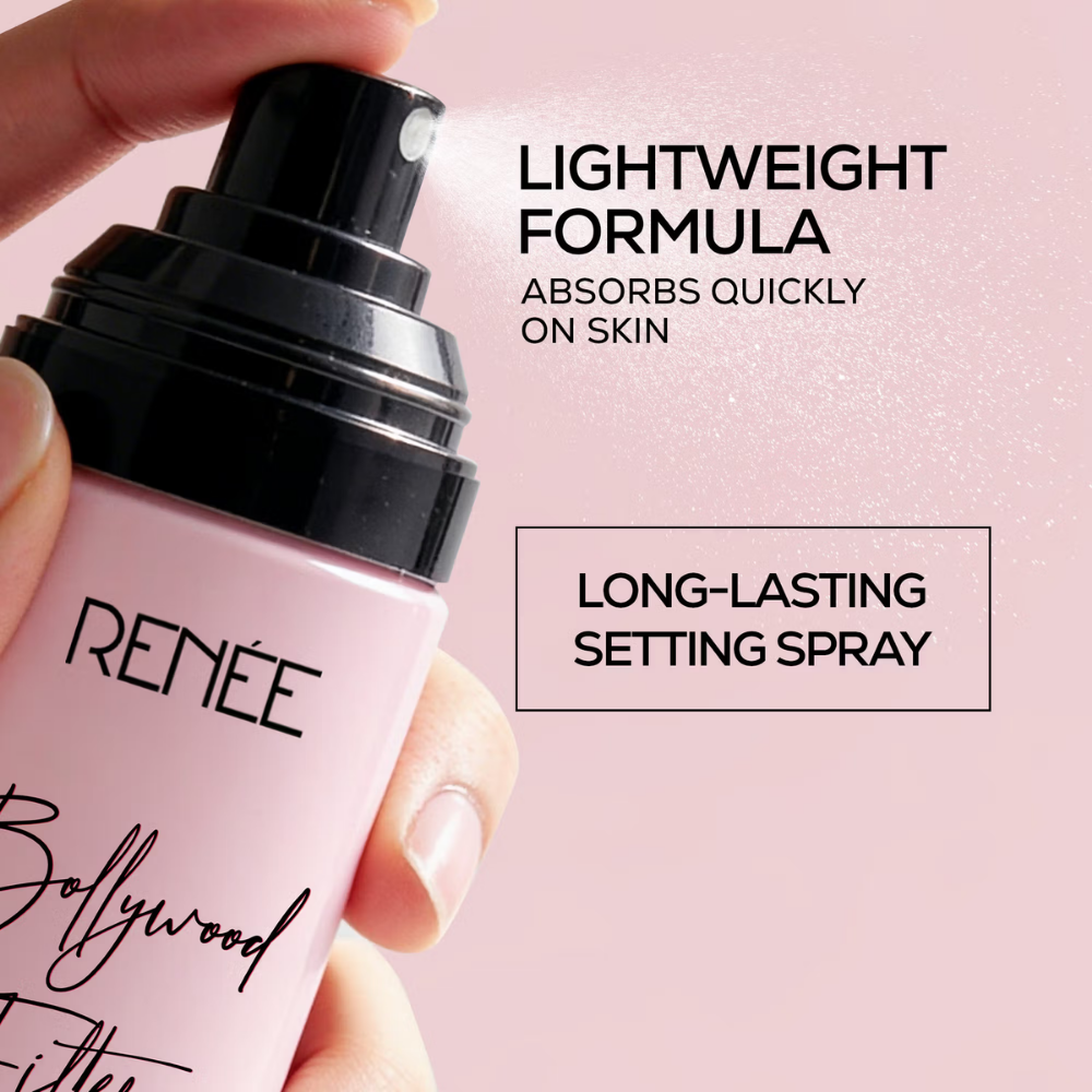 Renee Cosmetics Bollywood Filter Blurring Setting Spray for Face, Matte Finish, with Hyaluronic Acid