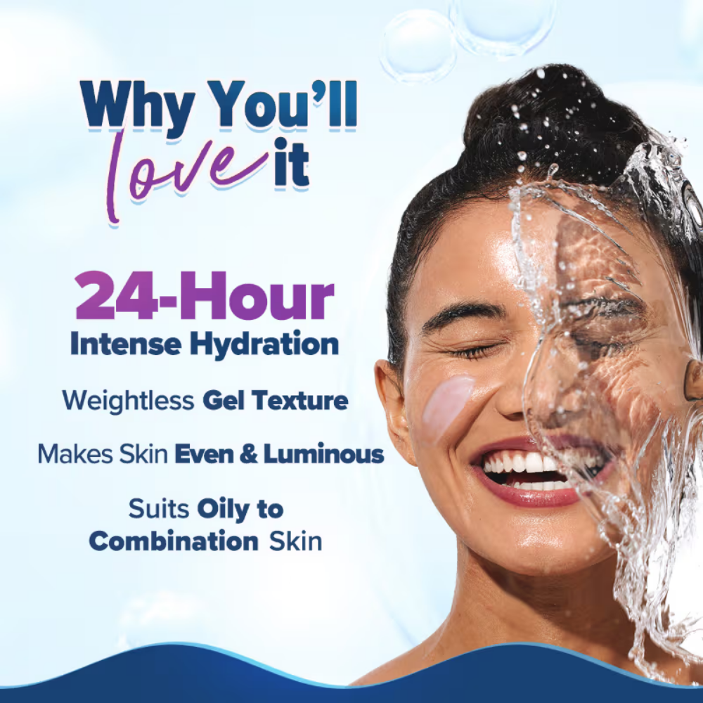 Aqualogica Illuminate + Hydra Gel Moisturizer With Alpha Arbutin For 24 Hour Intense Hydration