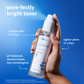 Plum Niacinamide Toner & Serum Duo for Pore Care, Tightening & Brightening