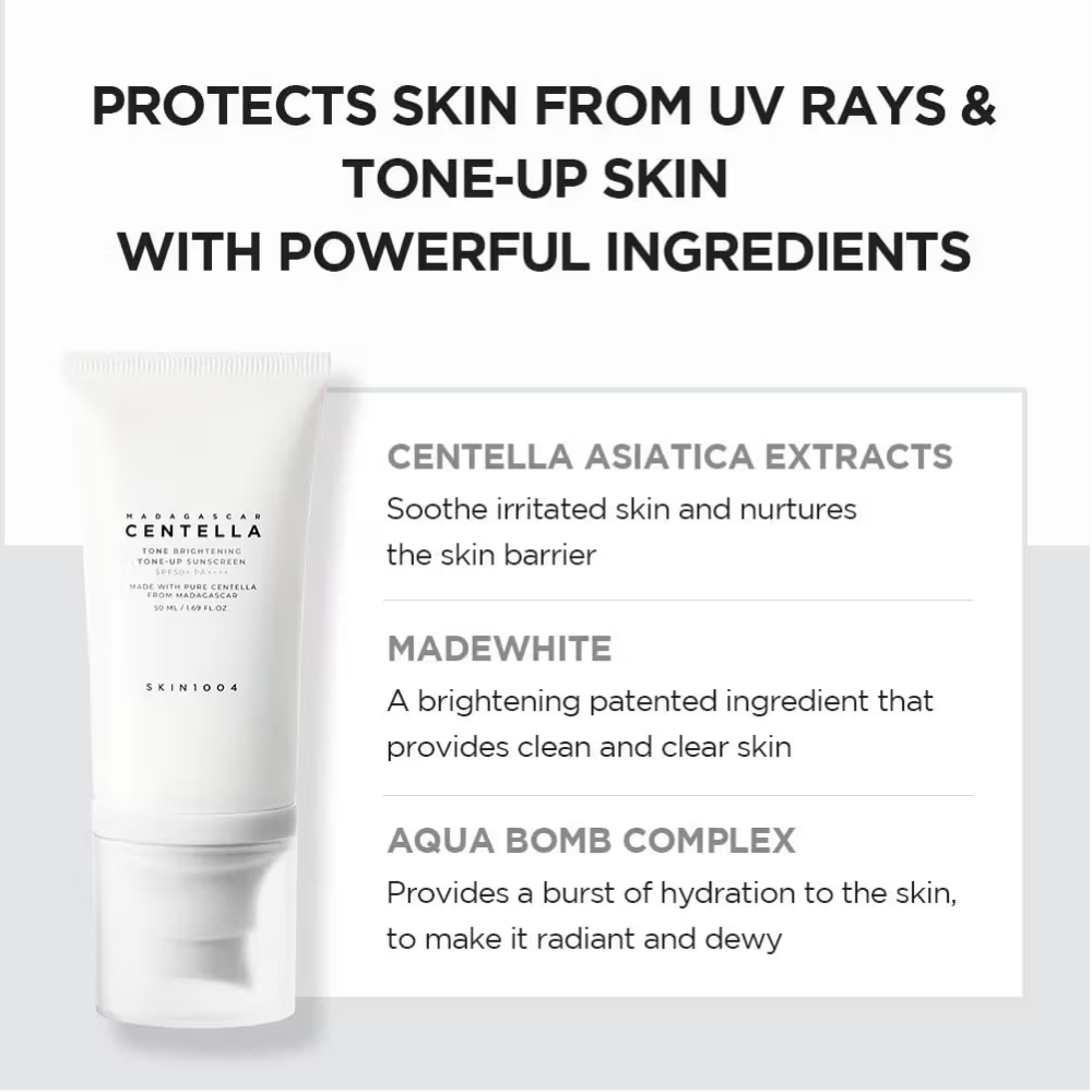 Skin1004 Madagascar Centella Tone Brightening Tone-Up Sunscreen