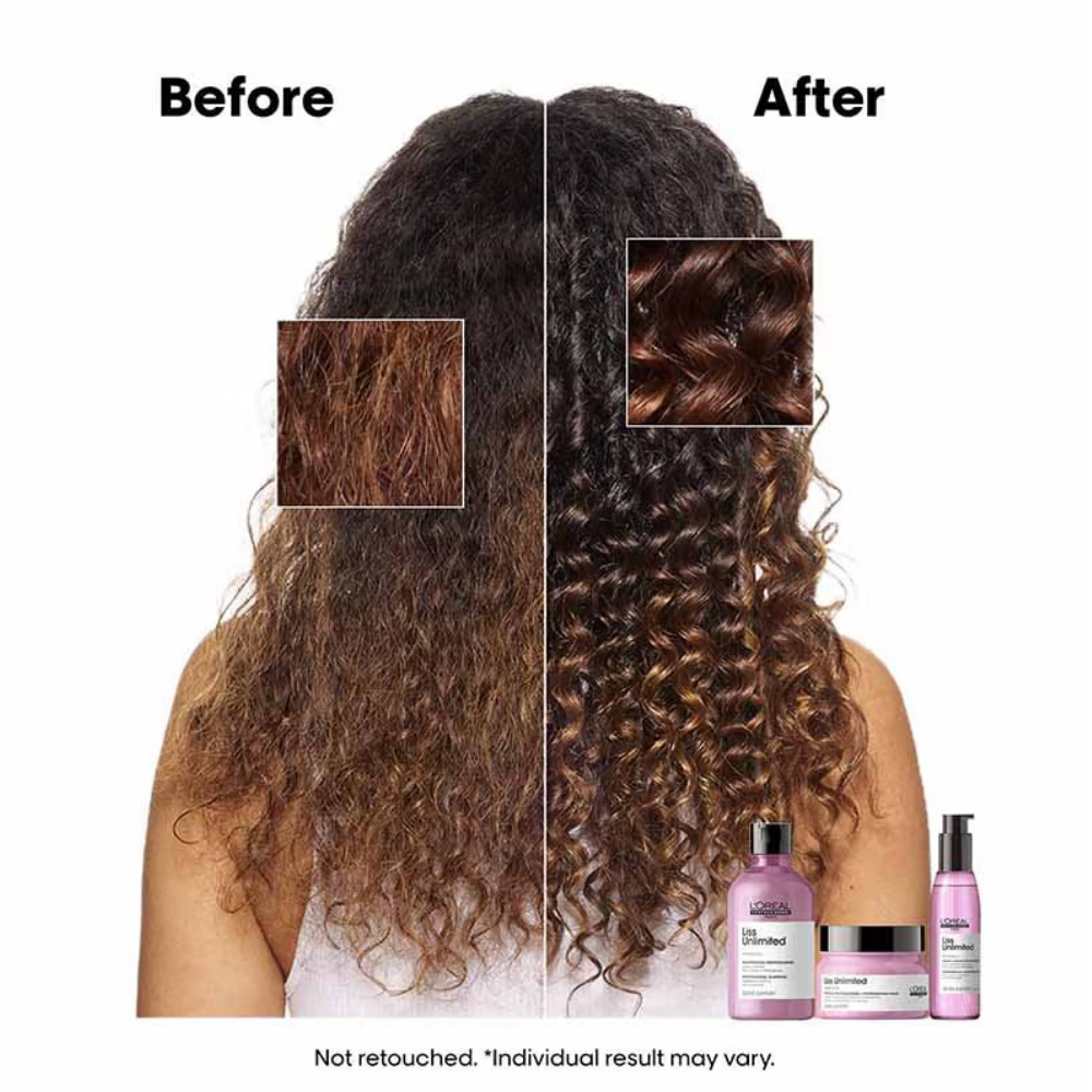 L'Oréal Professionnel Liss Unlimited Leave-In Serum for Frizz Free Hair and Intense Smoothing
