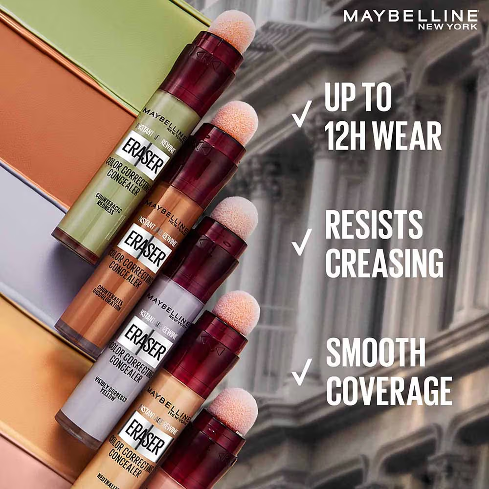 Maybelline New York Instant Age Rewind Eraser Concealer-Conceal, Contour, Highlight