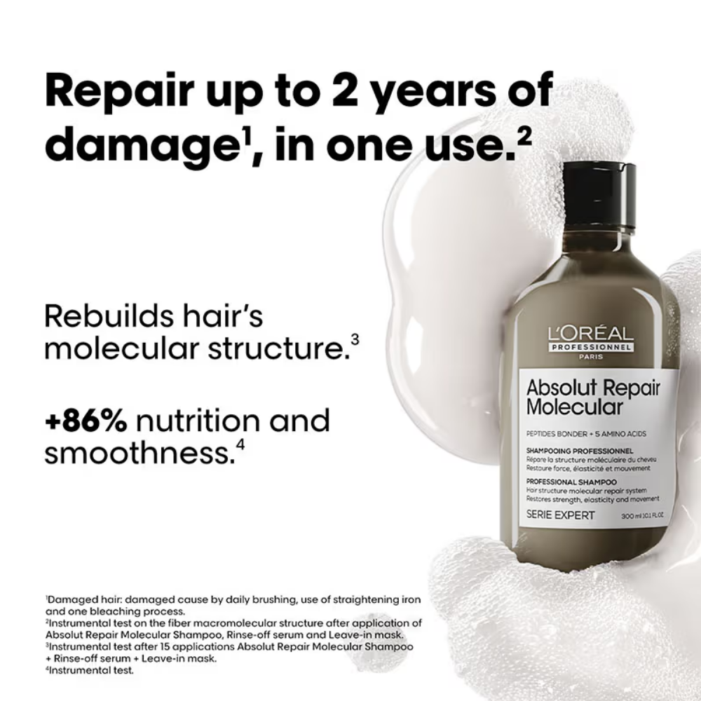L'Oréal Professionnel Absolut Repair Molecular Sulfate-Free Deep Repair Shampoo