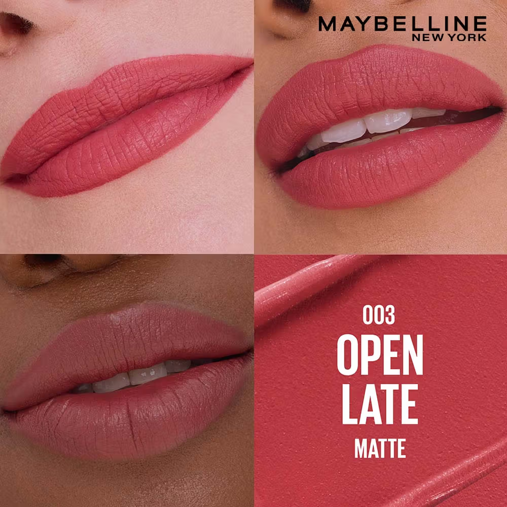 Maybelline Serum Matte Lipstick - 8Hr hydration, One-Swipe Bold Color