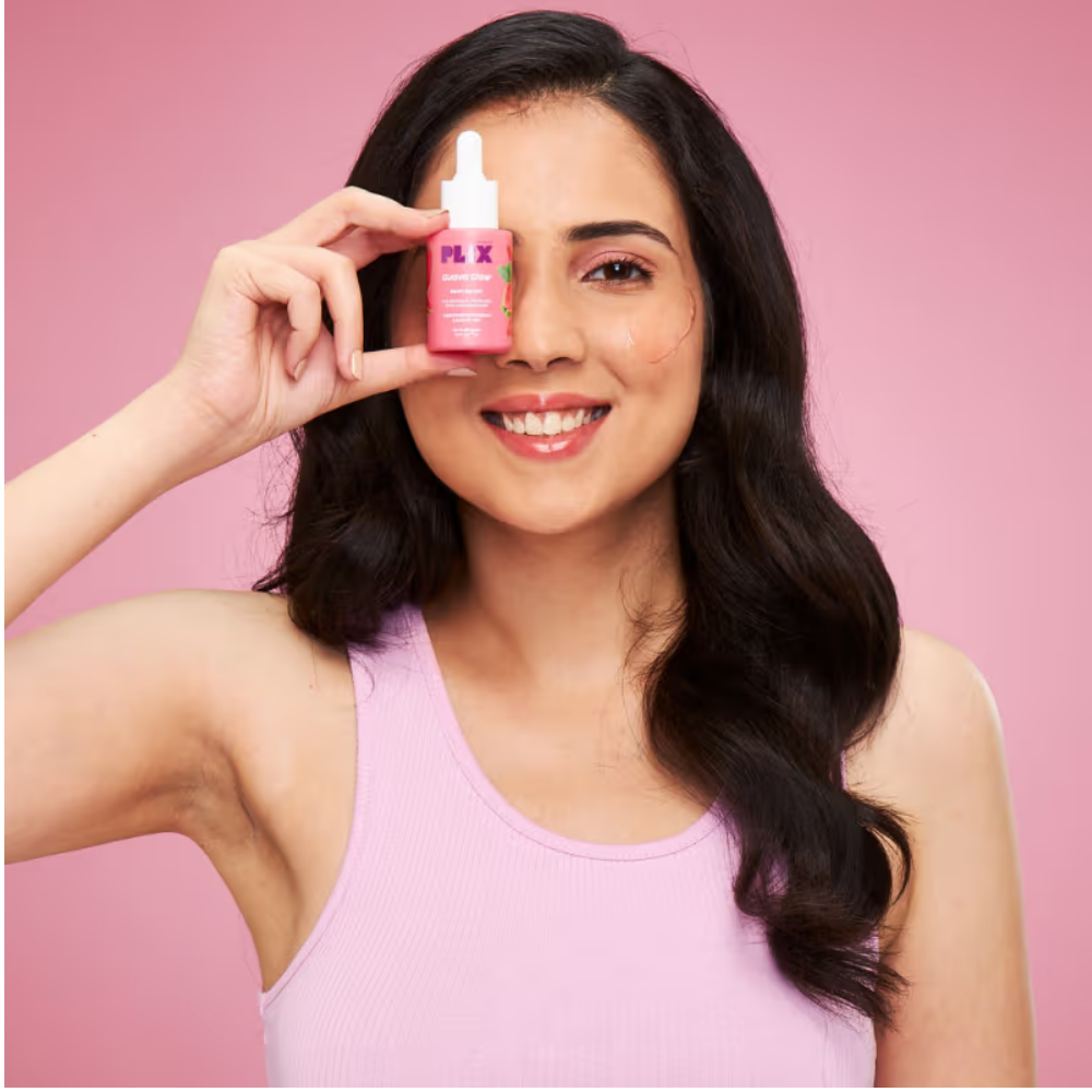 Plix Guava Glow Regime With Cleanser, 10% Vitamin C Serum & Moisturizer