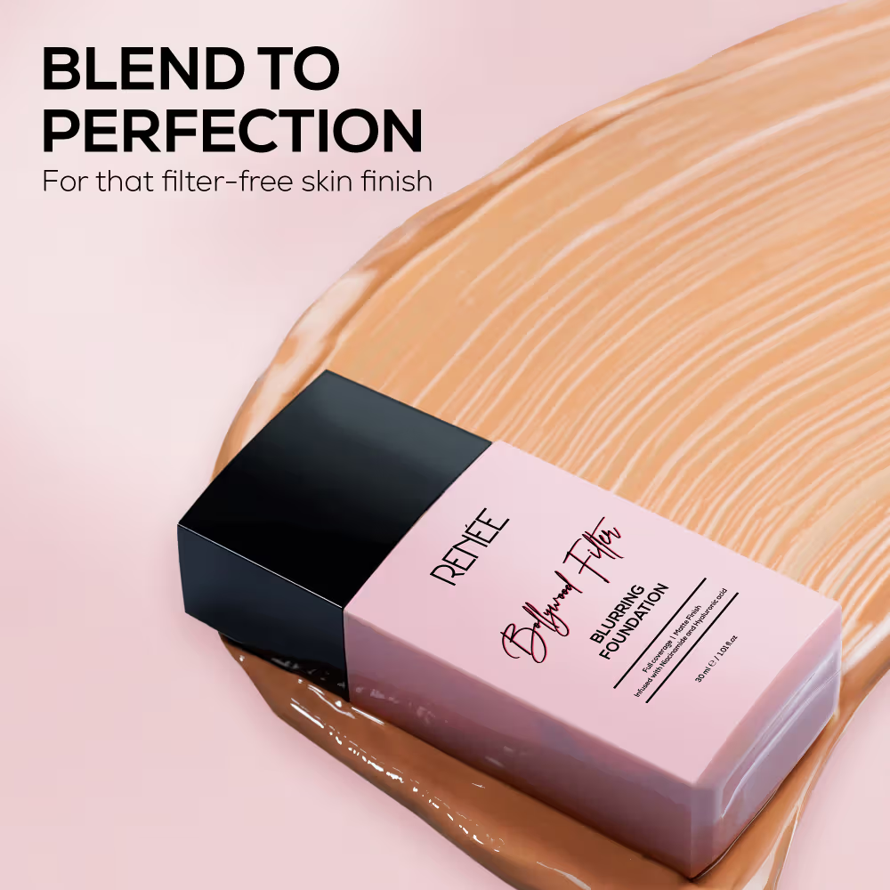RENEE Bollywood Filter Blurring Matte Finish Liquid Foundation with Niacinamide
