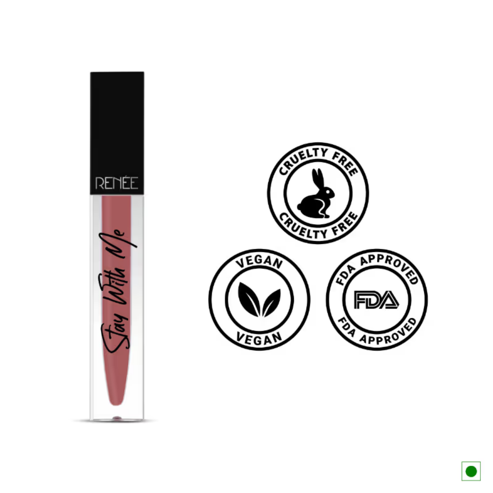 Renee Cosmetics Stay With Me Matte Transfer Proof Liquid Lipstick