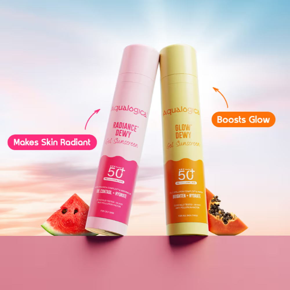 Aqualogica Glow & Radiance Sunscreen Combo For Ultra Sun Protection