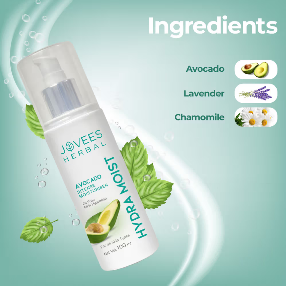 Jovees Hydra Moist+ Intense Moisturiser Avocado & Chamomile