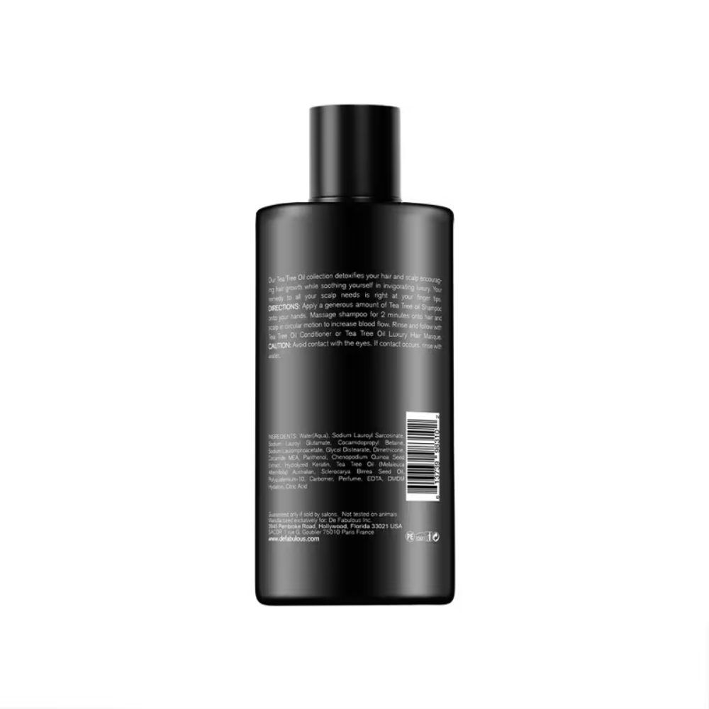 De Fabulous Tea Tree Oil Sulphate Free Shampoo For Scalp Health - All Hair Types