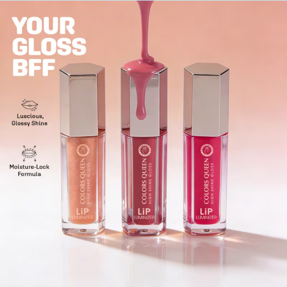 Colors Queen Lip Luminizer High Shine Lip Gloss Enriched with Shea Butter