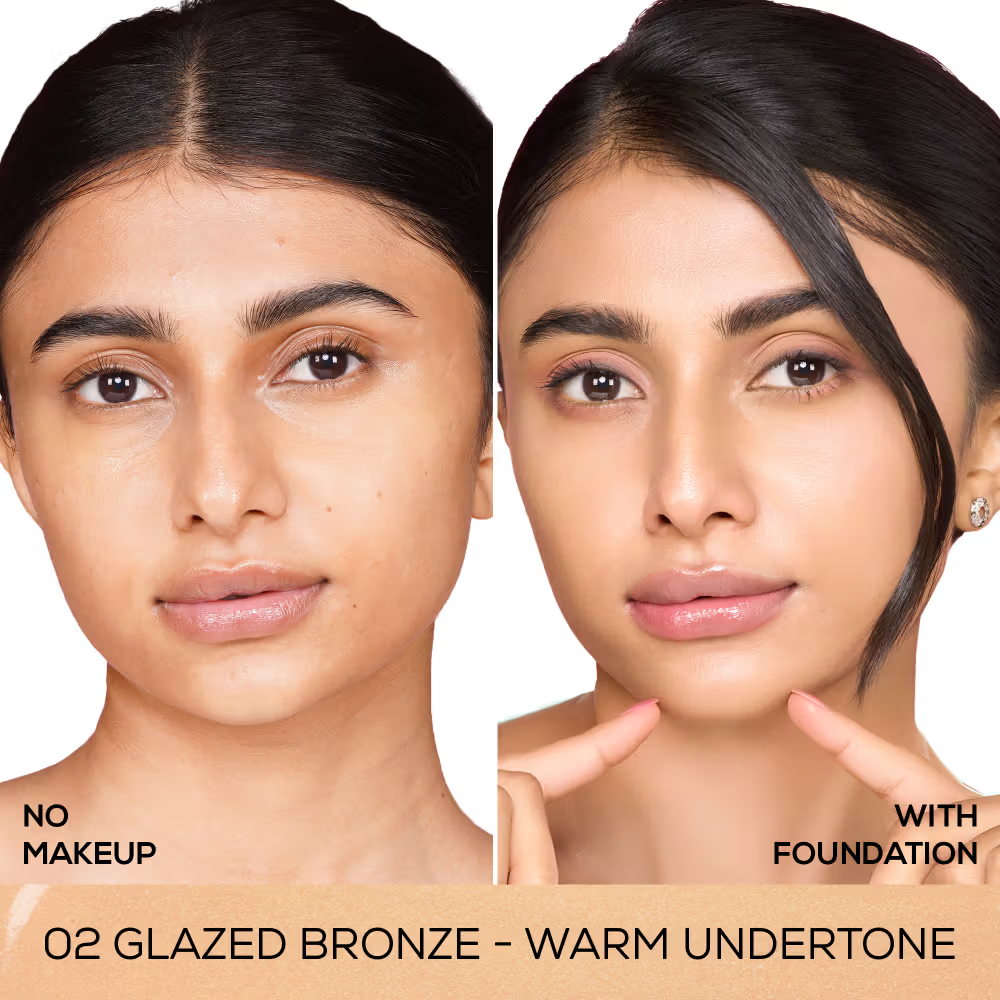 RENEE Lumi Glow Highlighting Liquid Foundation, Buildable Coverage with Dewy Finish