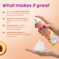 Plix Peaches & Lemon De-Tan Mousse Body Wash