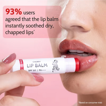 Chemist At Play Cherry Lip Balm SPF 50 Brightens & Repairs Chapped Lips 24HR Moisture