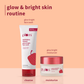 Plum Saffron & Papaya Glow Bright Gel Face Wash and Moisturizer Combo