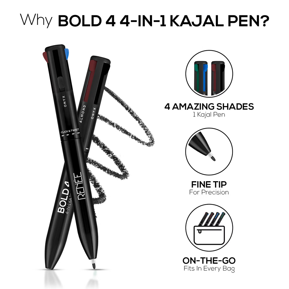 Renee Cosmetics Bold 4 4-In-1 Kajal
