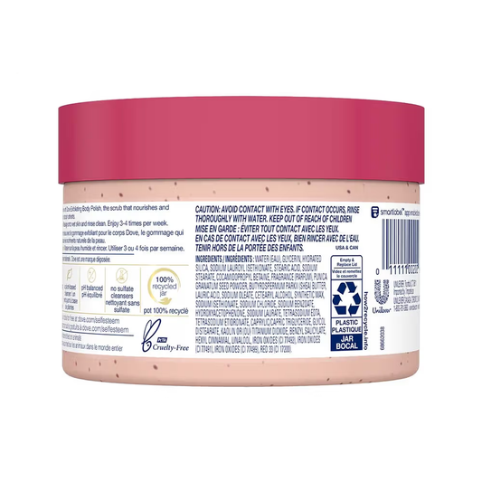 Dove Exfoliating Body Polish - Pomegranate Seeds And Shea Butter