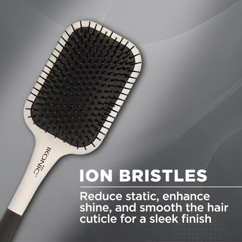 Ikonic Professional Artistic Paddle Brush White