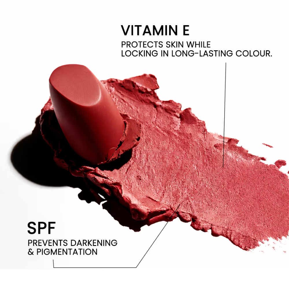 Flicka Tomato Bullet Lipstick Long Lasting Lightweight Intense Pigment Rich Matte Finish